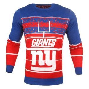 New York NY Giants NFL Stadium Light Up Ugly Sweater Holiday Party Mens XXL
